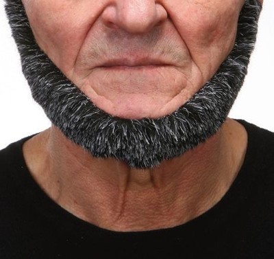 Ośnieżona broda Starszy Pan 41SH sztuczne wąsy