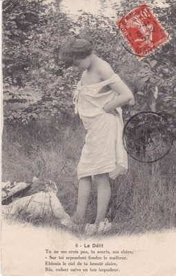 kobieta w halce 1907 Francja