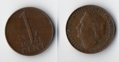 HOLANDIA 1948 1 CENT