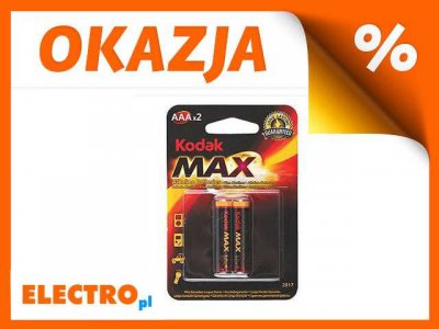 Bateria KODAK Max AAA (LR3) 2 szt.