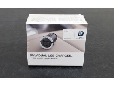 Ładowarka samochodowa dual USB BMW