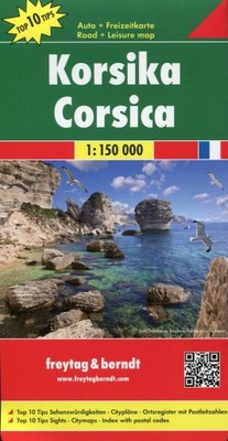Korsyka Mapa 1:150 000