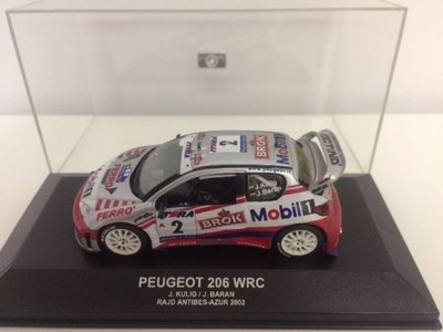 Peugeot 206 WRC Kulig Rajd Antibes 1/43