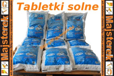 Tabletki solne do uzdatniacza BSM salt 25kg worek