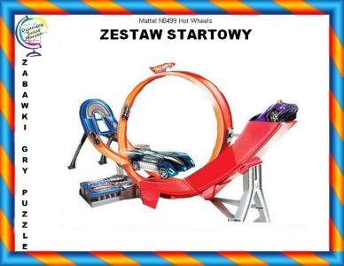 Hot Wheels Zestaw startowy pętla tor napęd TYCHY