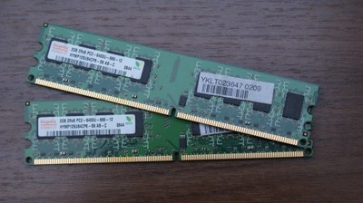 DDR2 HYNIX 2x2 GB/800 MHz gw12m-cy KRK
