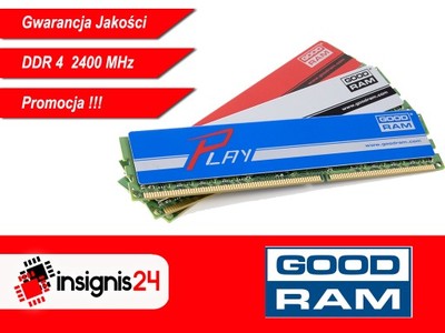 Pamięć RAM GOODRAM 4GB 2400mHz CL15 Nowa BCM!