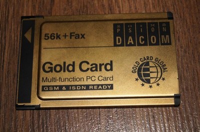 karta pcmcia gold card multi-function gsm isdn
