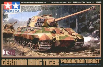 TAMIYA 32536 1/48 German King Tiger Prod Turret
