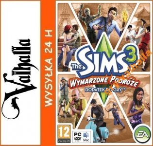 The Sims 3 Wymarzone Podróże PL  Stan Bdb+ 24H
