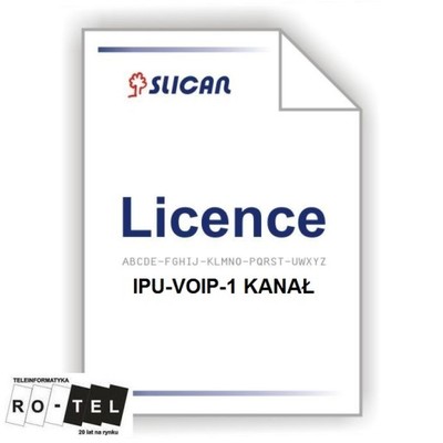 Licencja SLICAN IPU-VoIP-1 kanał