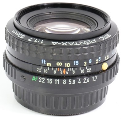 Sklep-Komis Pentax-A SMC 50mm f/1.7 ładny FV23%