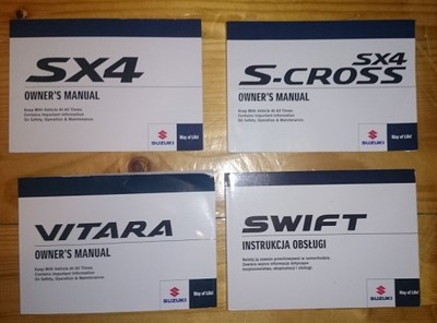 Instrukcja Obsługi Suzuki Sx4 S-cross Swift Vitara