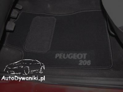 Dywaniki Welurowe Classic Peugeot 206