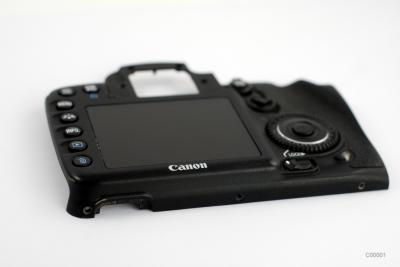 Canon 7D obudowa, tylny panel z wyswietlaczem LCD