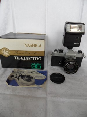 YASHICA TL-ELECTRO+AUTO YASHINON DS-M 1,7/50+LAMPA