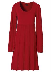 Sukienka dzianinowa czerwony 32/34 XXS/XS 934234