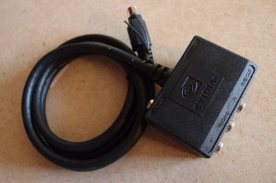 NVIDIA adapter 9-pin S-Video oryginalny