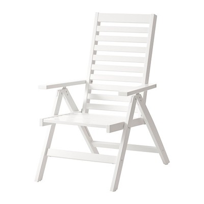 IKEA APPLARO krzesło składane białe drewniane - 6900101382 - oficjalne  archiwum Allegro