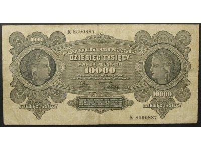 75.10 000  MAREK POLSKICH - K - 1922 - St. 3 -