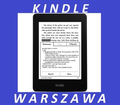 KINDLE PAPERWHITE 3 BEZ REKLAM - WARSZAWA - 12M GW