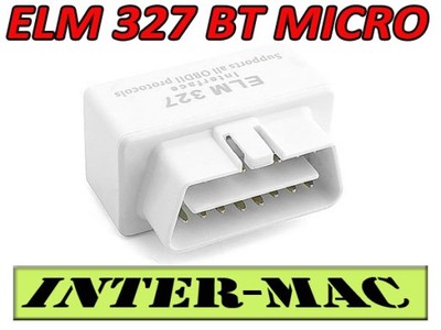 Micro Bluetooth ELM 327 biały OBD2 PL NIEZAWODNY