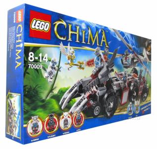 Klocki LEGO CHIMA 70009 Pojazd bojowy Worriza 6fig