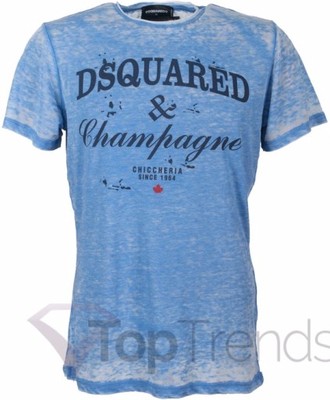 T-SHIRT DSQUARED2 CHAMPAGNE ORYGINALNY D5/ XL