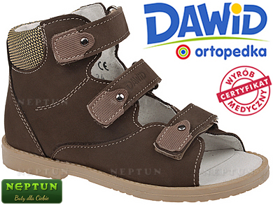 DAWID 953 r.25 Sandały Profilaktyczne Ortopedyczne