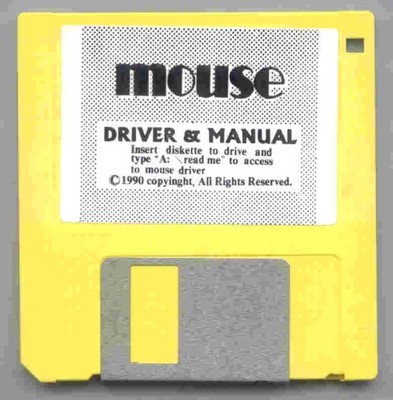 Dyskietka Mouse Driver &amp; Manual