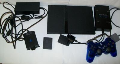 Konsola Playstation PS2 +pad +karta +kable +gry