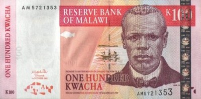 (BK) Malawi 100 kwacha 2009r.