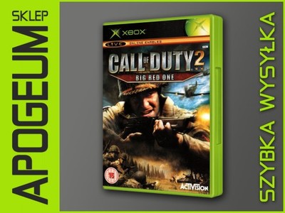 CALL OF DUTY 2 BIG RED ONE / 24H / XBOX / APOGEUM