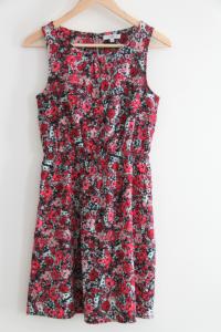 Sukienka bez rękawów w kwiatki, New Look S (UK 8)