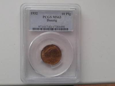 10 PF 1932 PCGS MS 63