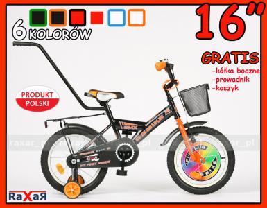 Polski ROWEREK 16 BMX  ROWER 6 kolorów NOWOŚĆ 2014