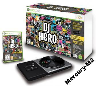 DJ HERO-MIXER+GRA XBOX 360/NOWA/-SKLEP MERCURY!!!
