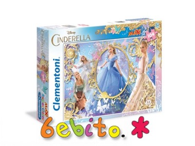 Clementoni Puzzle Maxi Kopciuszek Cinderella 104el