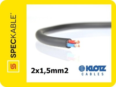 Kabel przewód głośnikowy KLOTZ Twinax OFC 2x1,5mm2