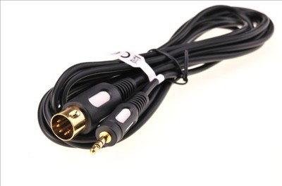 Kabel DIN/mini Jack 3,5stereo 5m łezka Vitalco