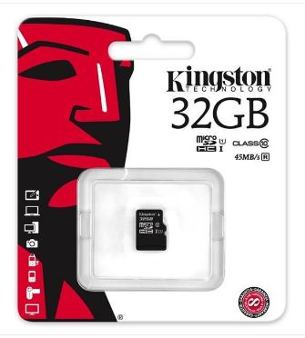 32GB KARTA KINGSTON microSDHC 45MB/s 10 CLASS Wwa