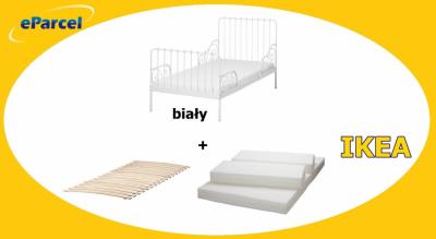 IKEA MINNEN łóżko rosnące+DNO+MATERAC, slappna B