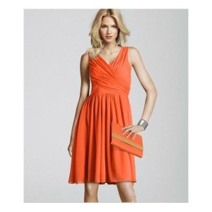 H&M przepiękna zwiewna pomarańczowa sukienka S - 6249412034 - oficjalne  archiwum Allegro