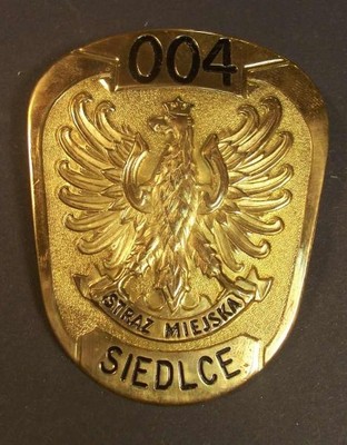 STRAŻ MIEJSKA - odznaka - SIEDLCE