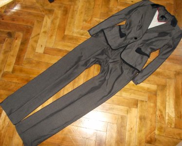 38-40 NEXT klasyczny garnitur-kostium dla wysokiej