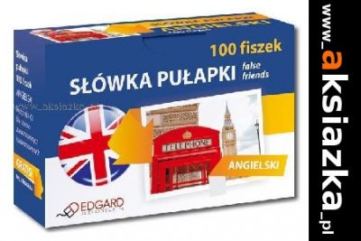 Angielski 100 Fiszek Słówka Pułapki