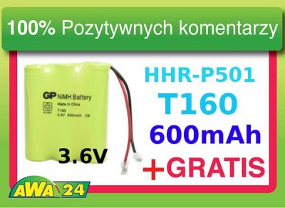 Akumulator GP T160 3.6V 600mAh HHR-P501