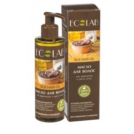 EcLab - Jedwabny olejek do włosów o działaniu wzma