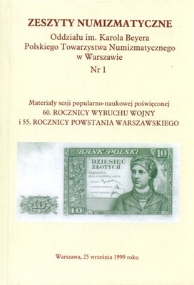 Zeszyty numizmatyczne PTN Medale Banknoty