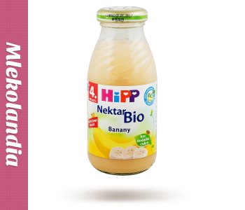 HIPP Nektar BIO bananowy - bez glutenu i mleka
